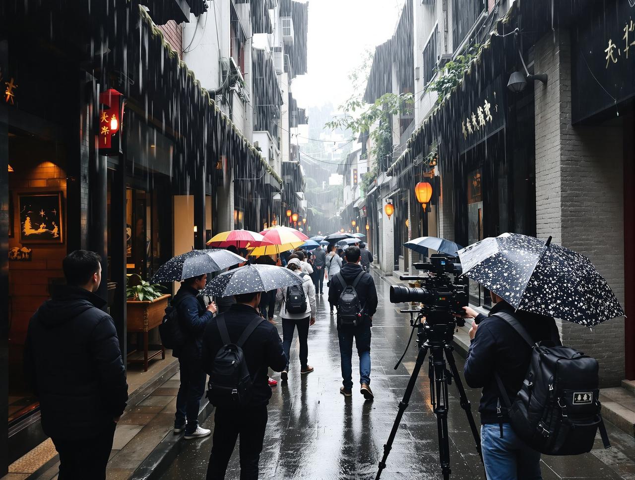 雨中等了三天只为十秒的镜头